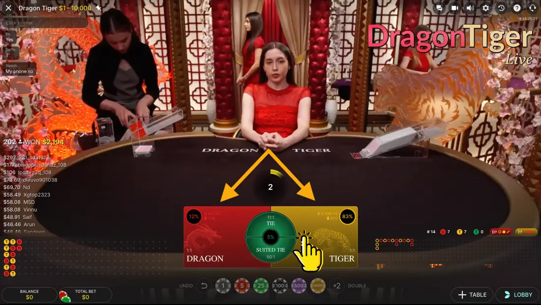 How to Win at Dragon Tiger